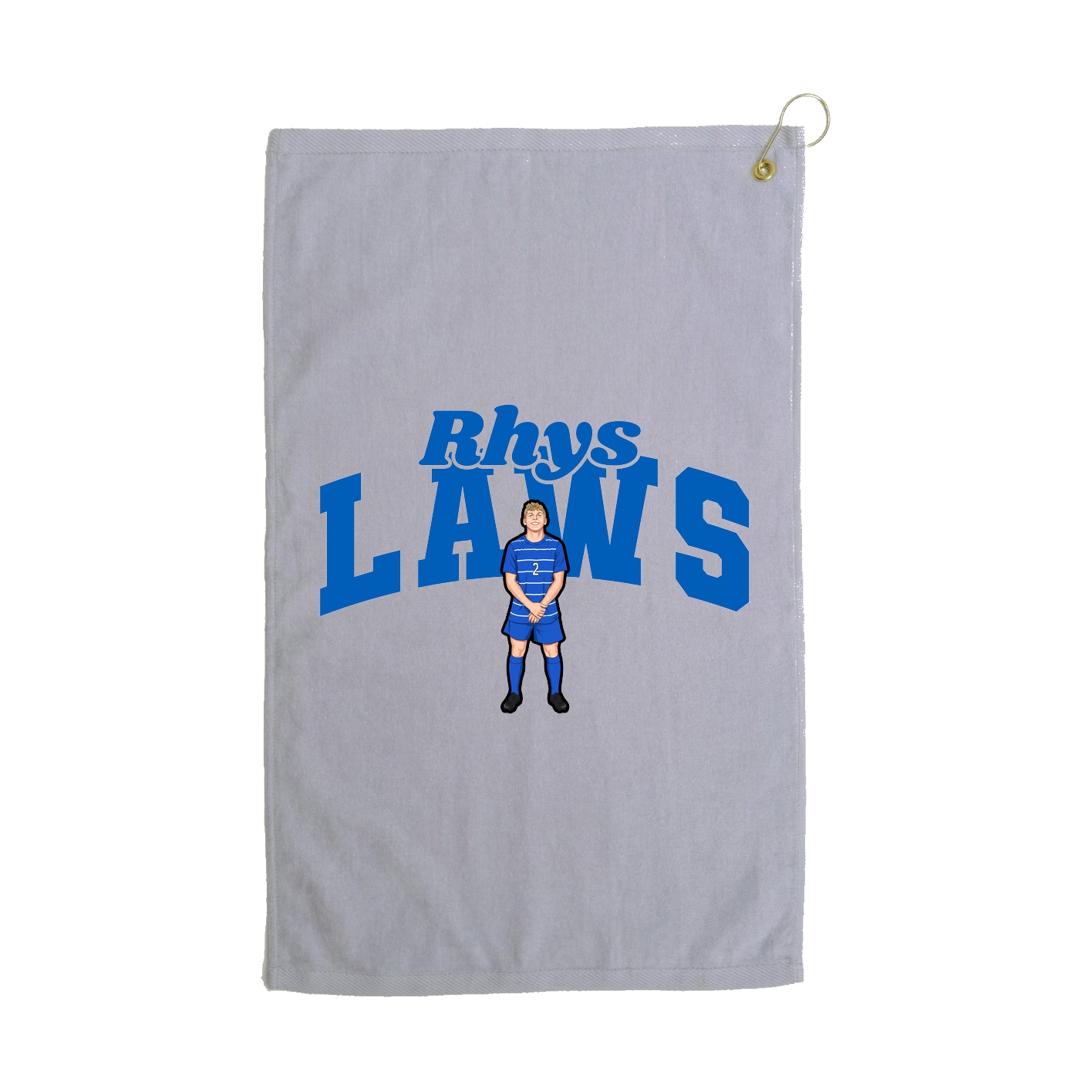 Golf Towel — Signature Arch in Grey