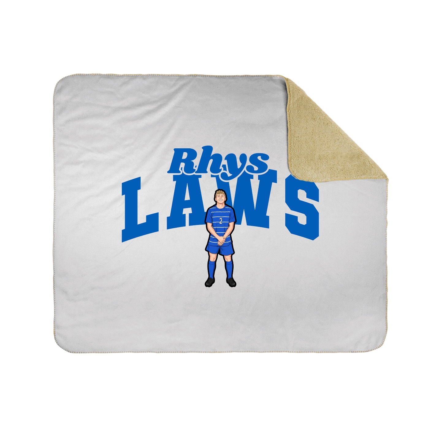Throw Blanket — Signature Arch in White