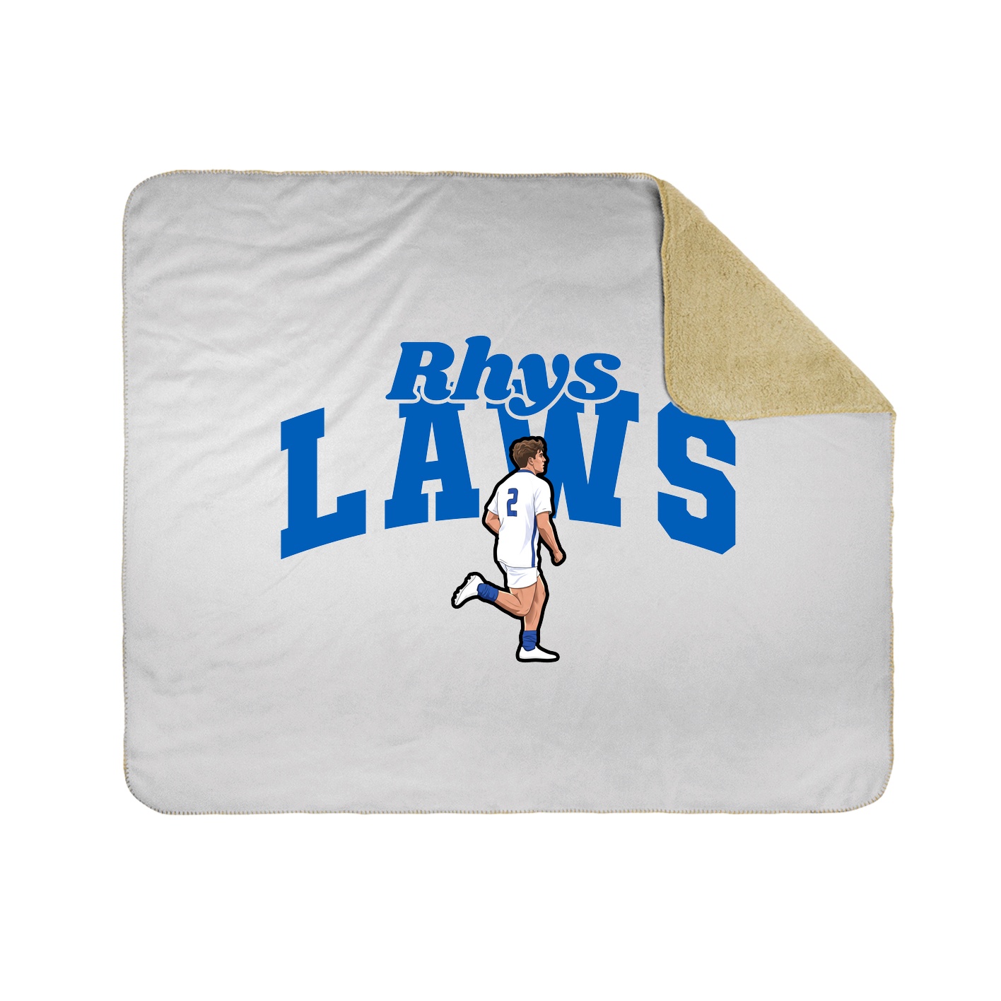 Throw Blanket — Signature Arch in White