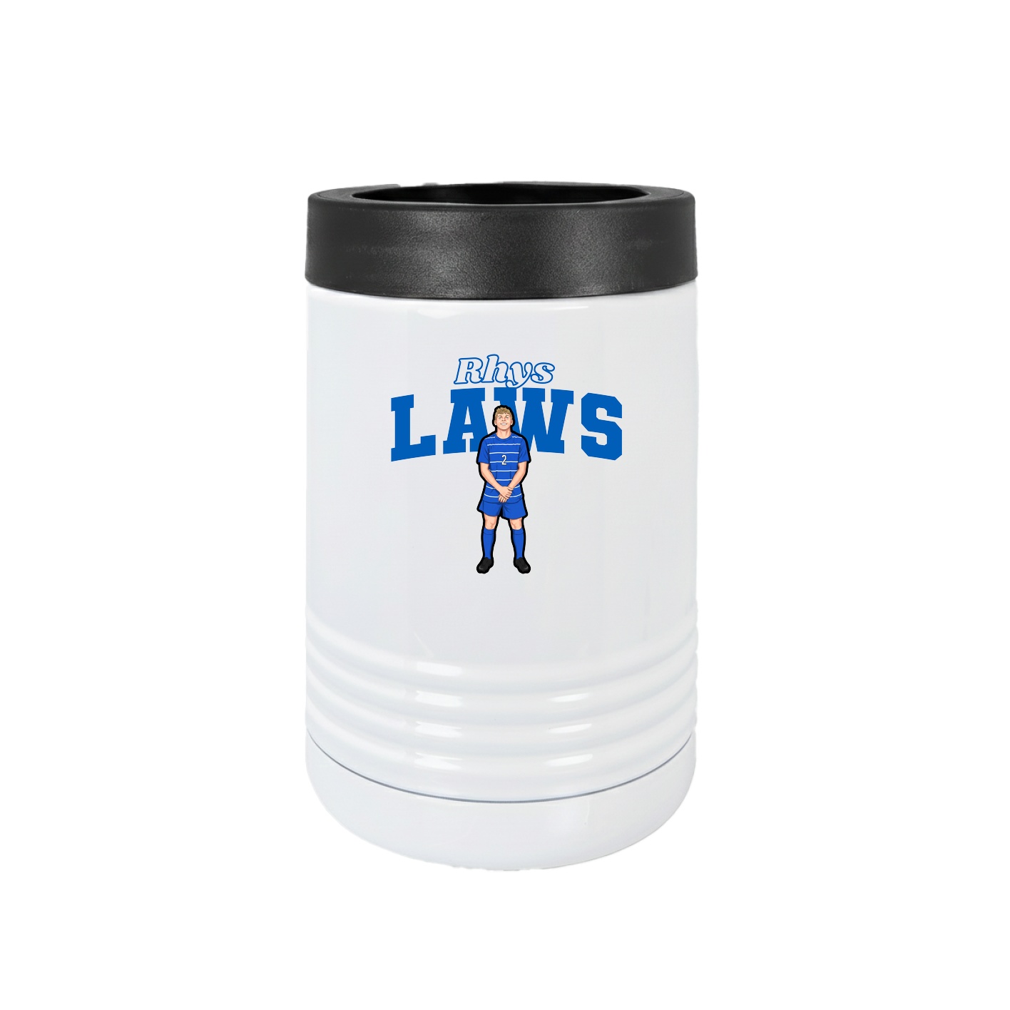 Beverage Holder — Name Arch in White