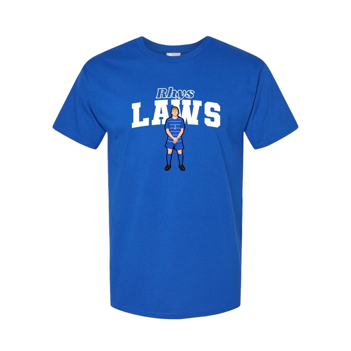 Tee — Name Arch in Royal