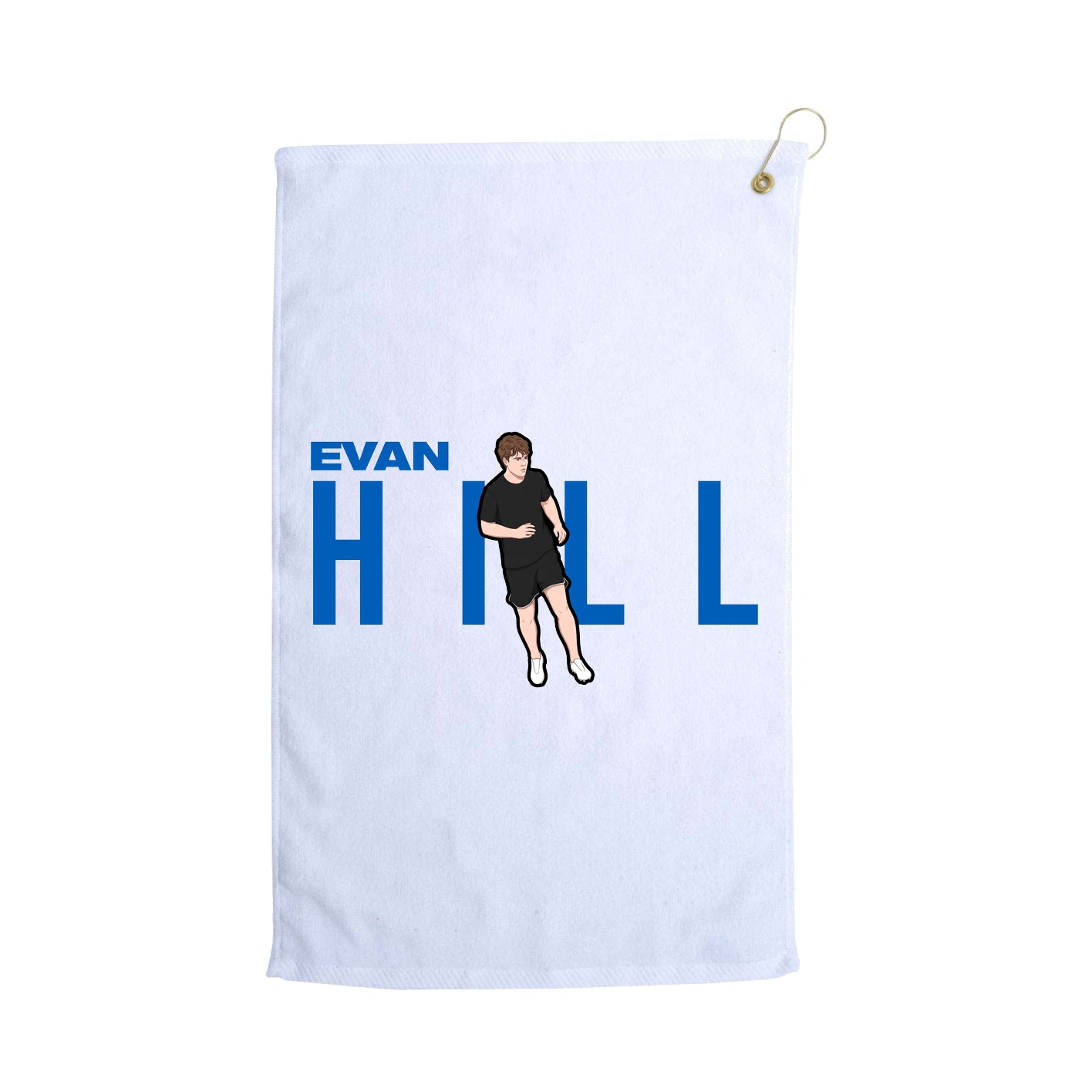 Golf Towel — Player Name in White