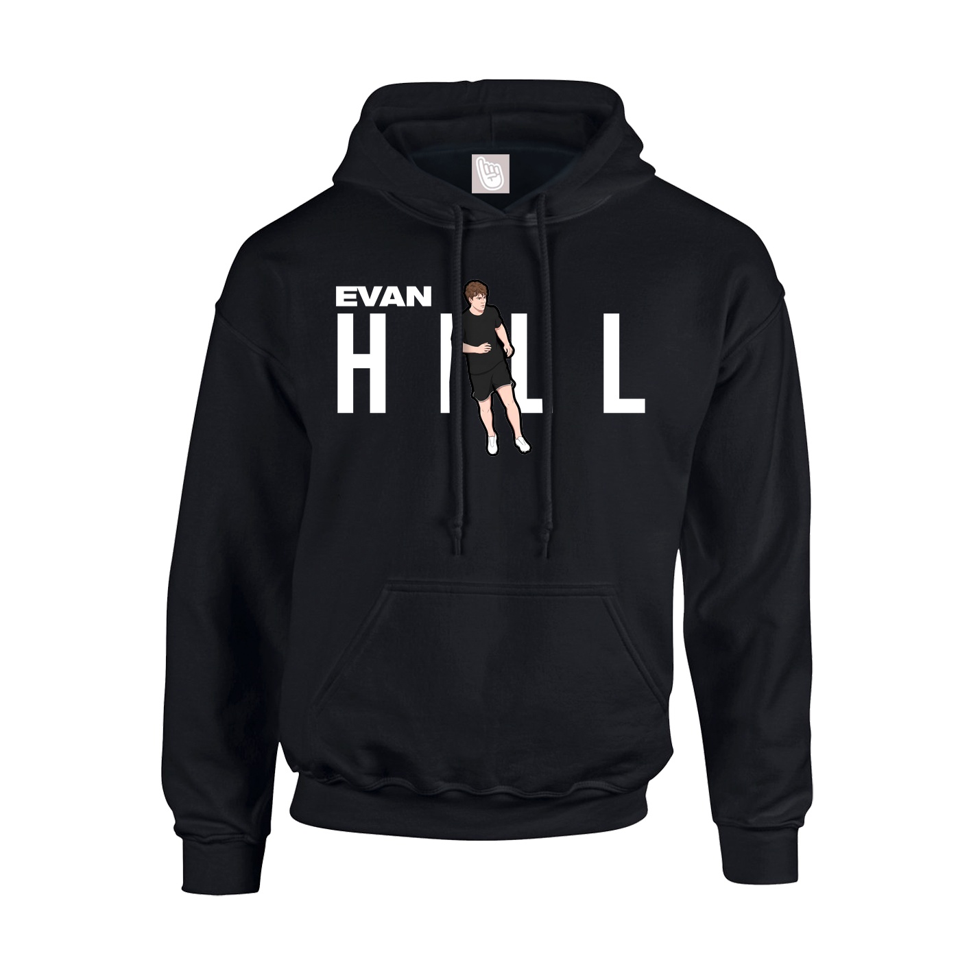 Hoodie — Player Name in Black