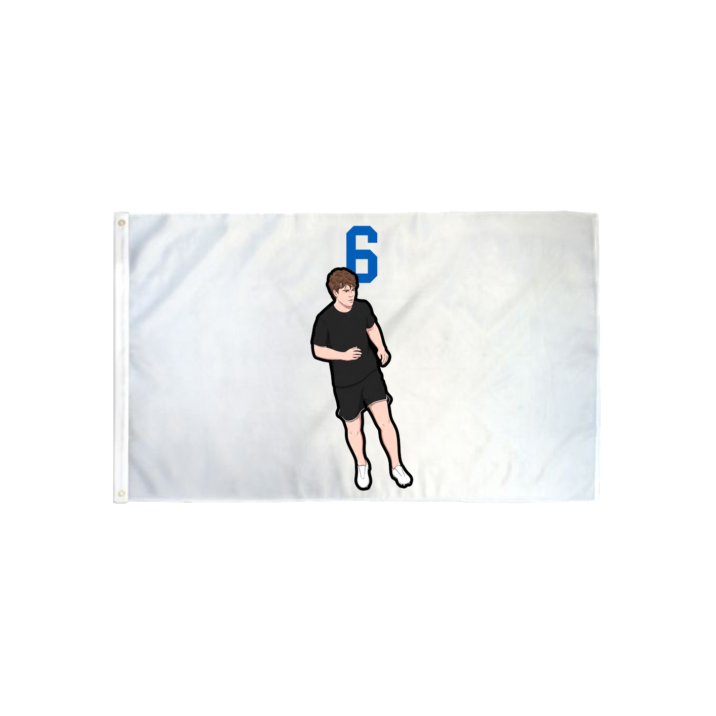 3x5 Flag — Number Top in Classic