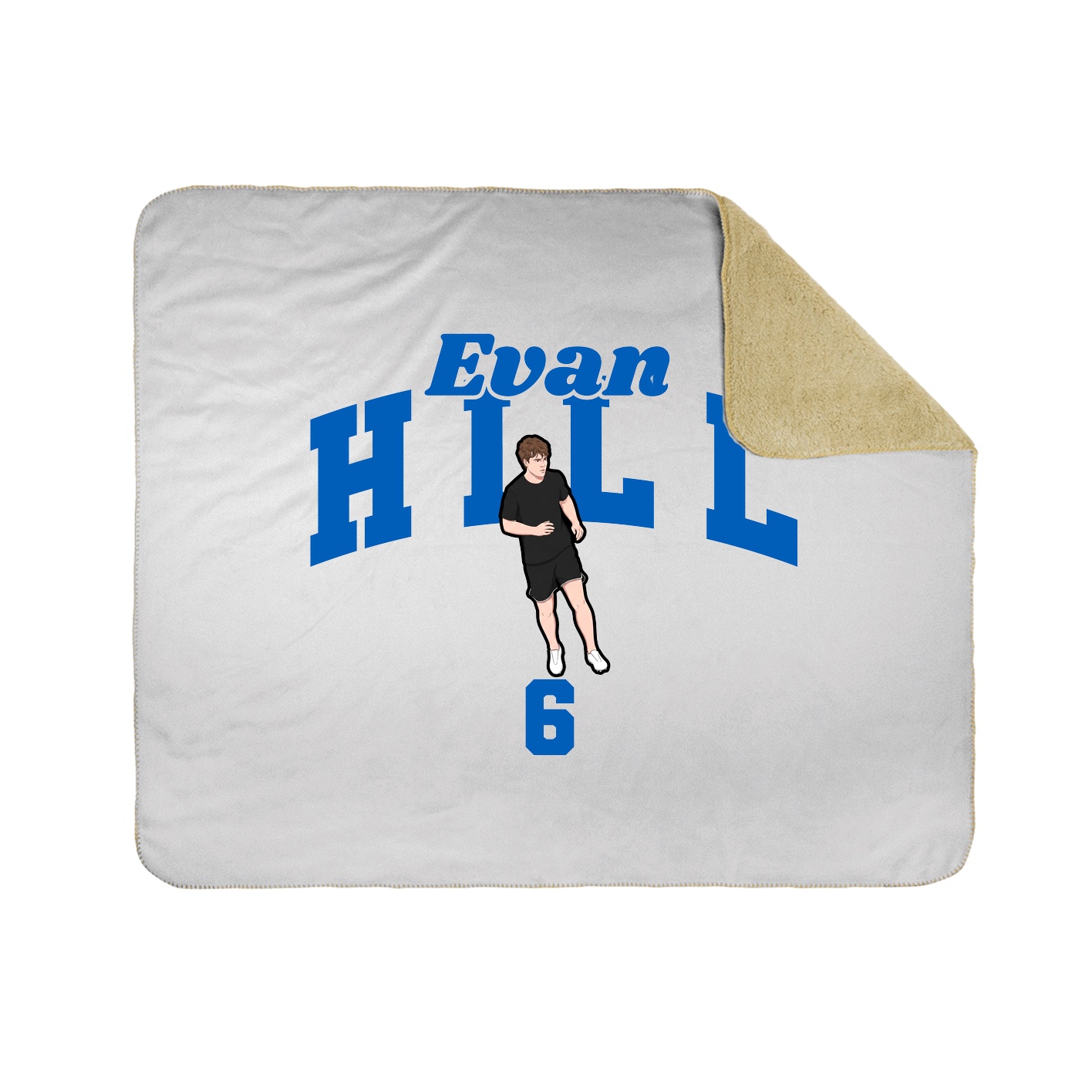 Throw Blanket — Signature Arch in White