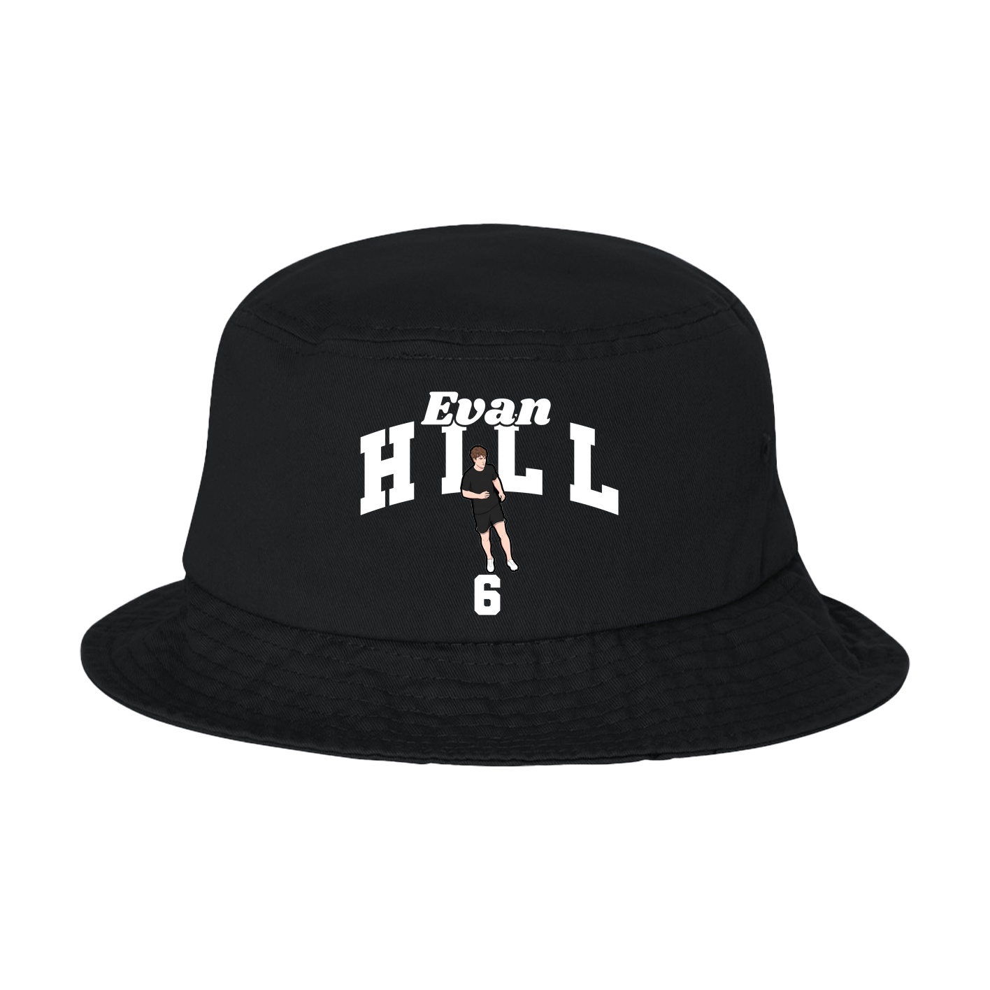 Bucket Cap — Signature Arch in Black
