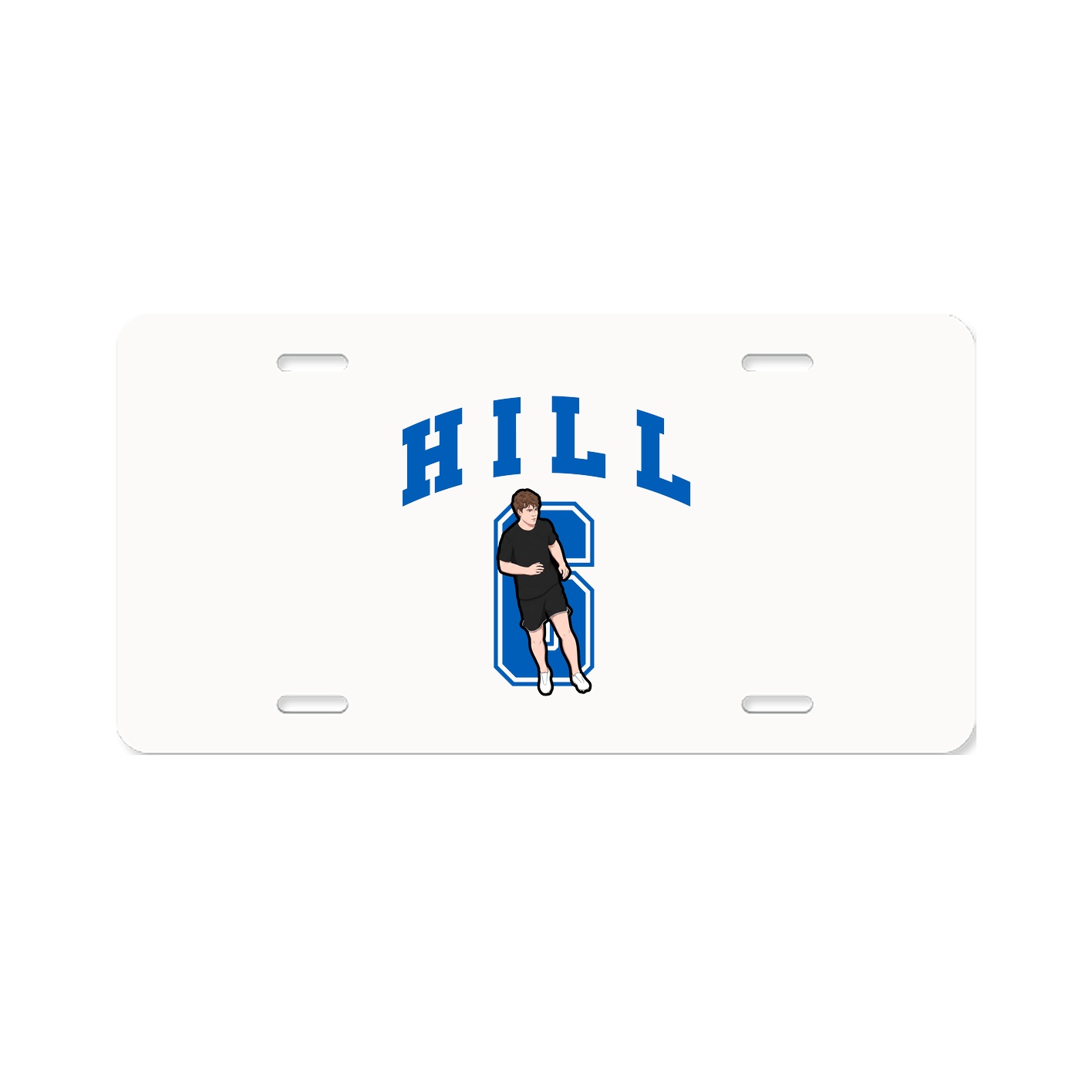 License Plate — Number in Classic