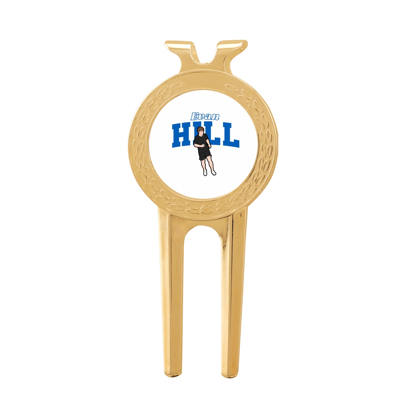 Divot Tool with Ball Marker — Name Arch in Classic