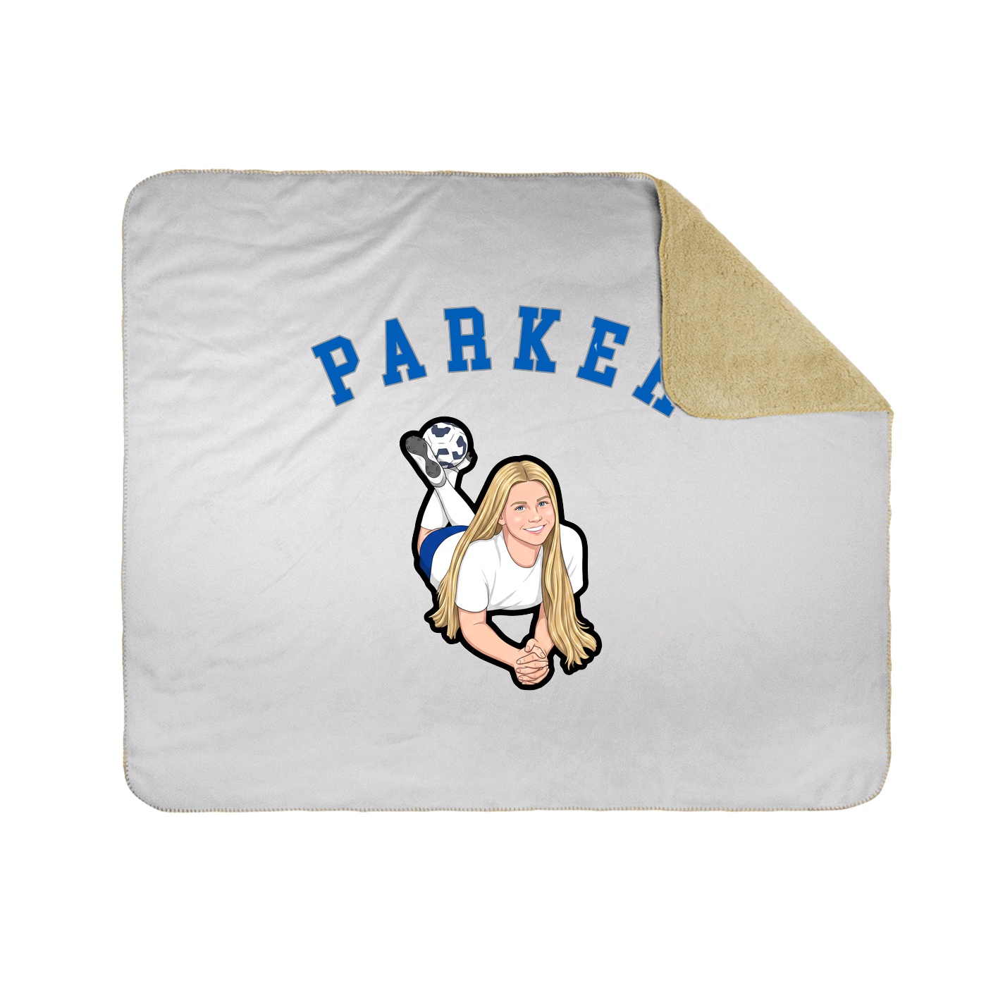 Throw Blanket — Shirsey Arch in White