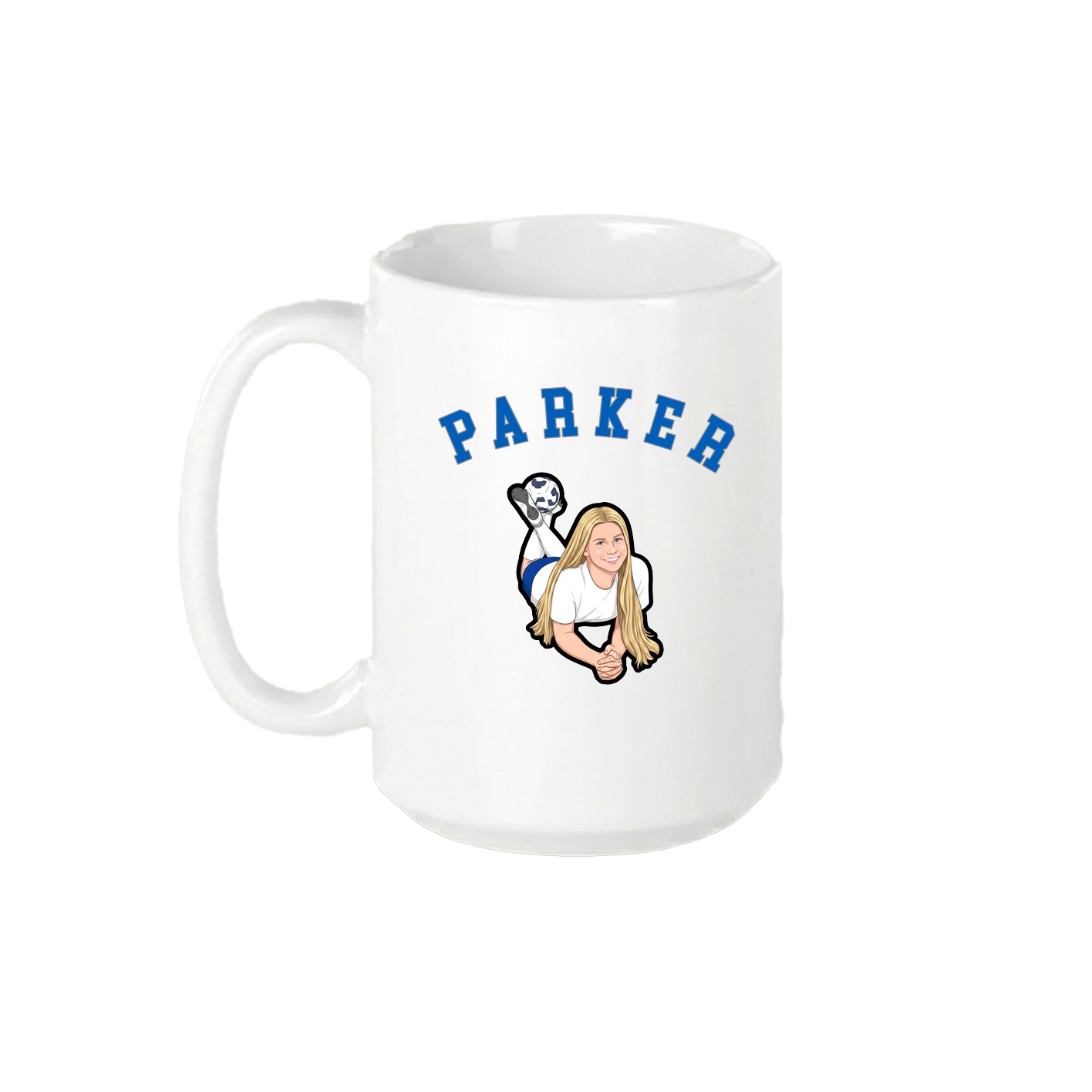 15oz Coffee Mug — Shirsey Arch in White