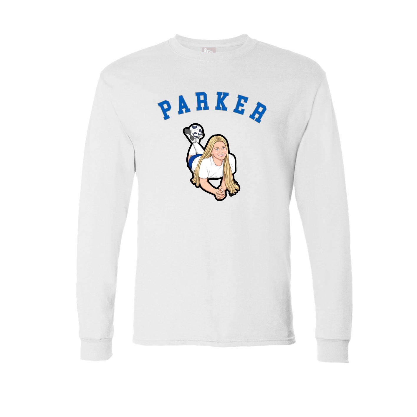 Long Sleeve Tee — Shirsey Arch in White