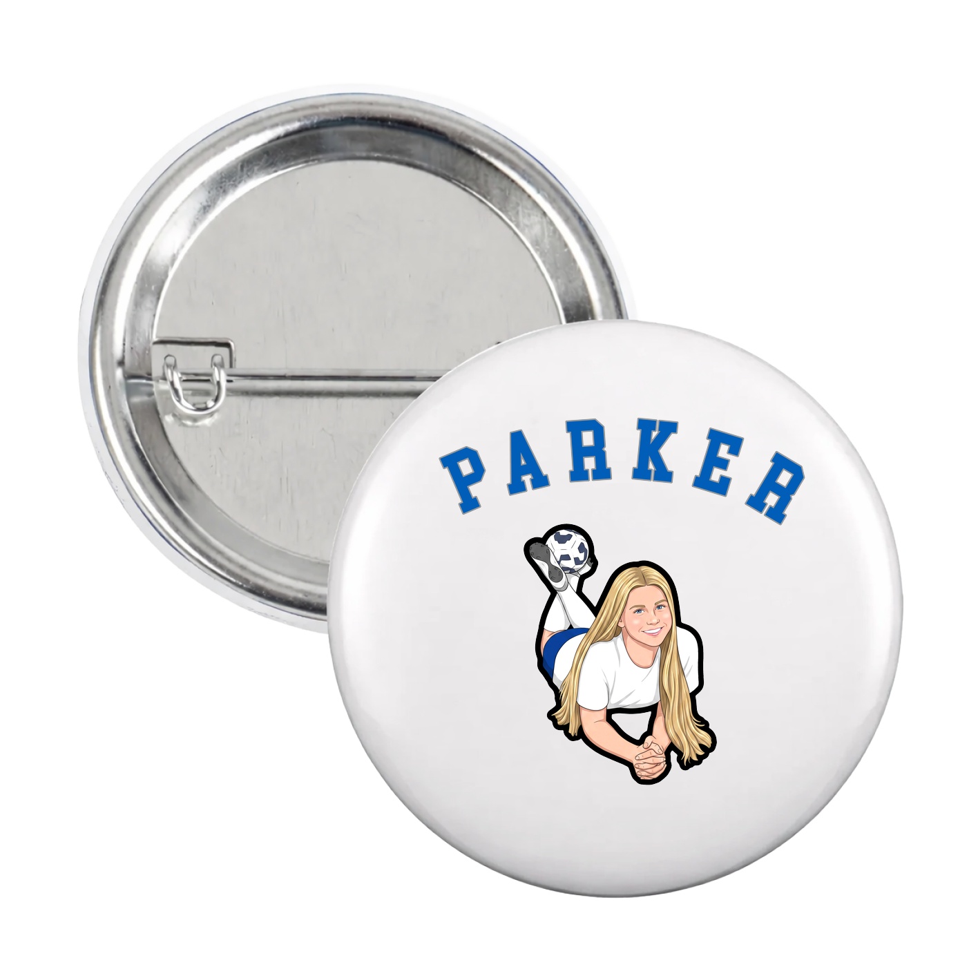 Game Day Button — Shirsey Arch in White