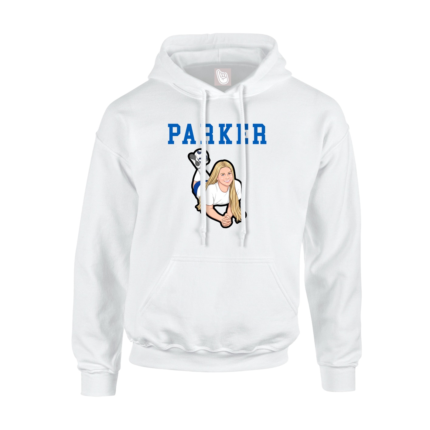 Youth Hoodie — Shirsey in White