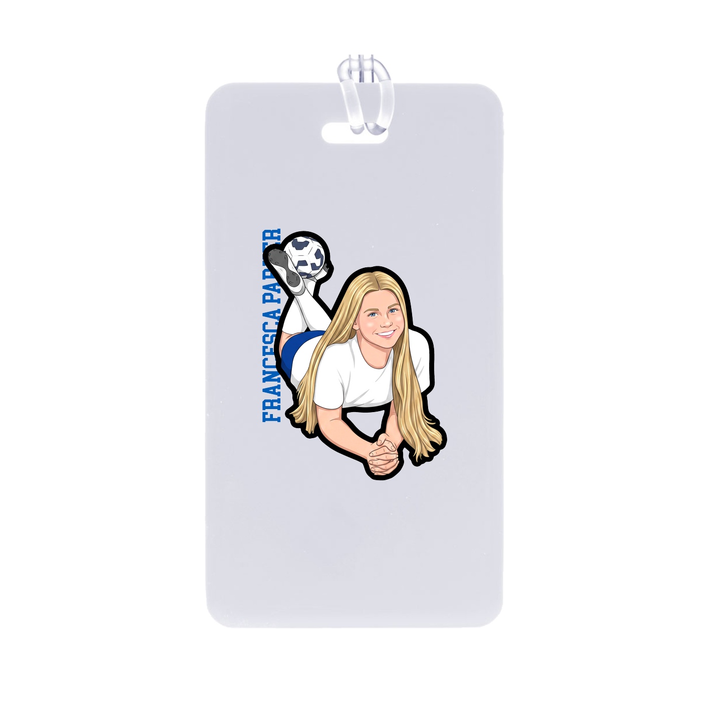 Bag Tag — Name Vertical in Classic