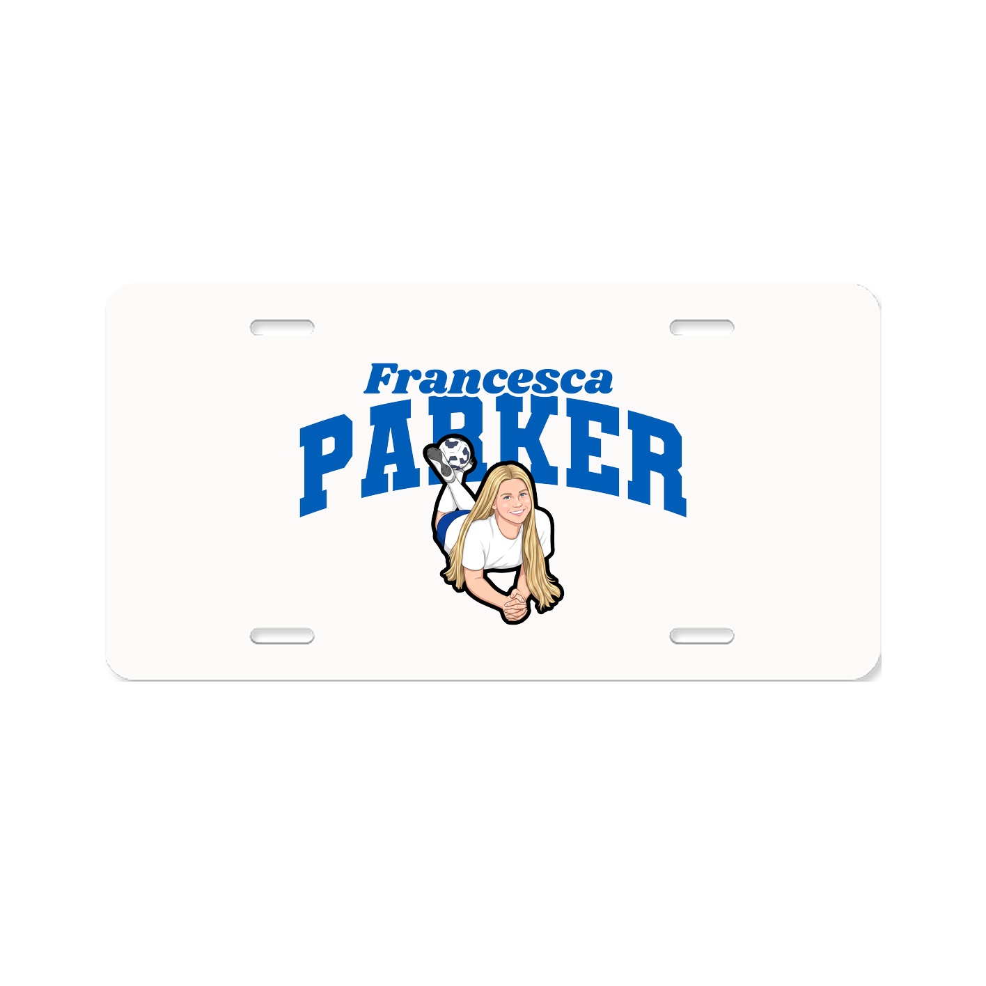 License Plate — Signature Arch in Classic