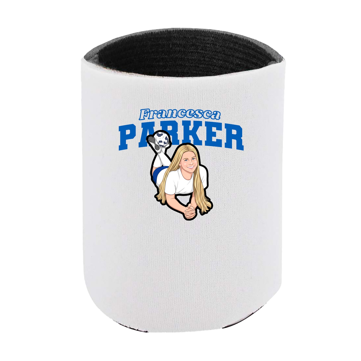 Can Holder — Name Arch in White