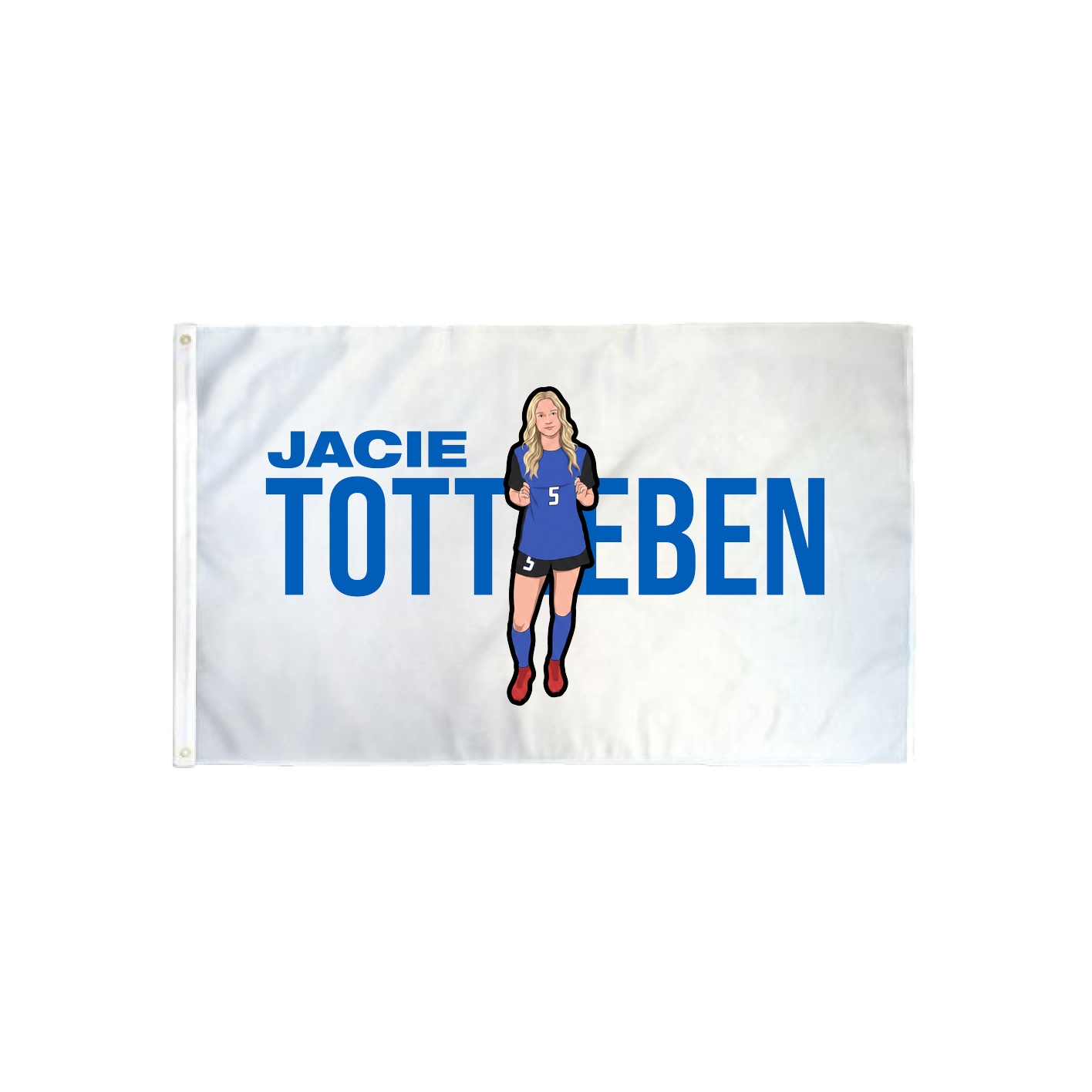 3x5 Flag — Player Name in Classic