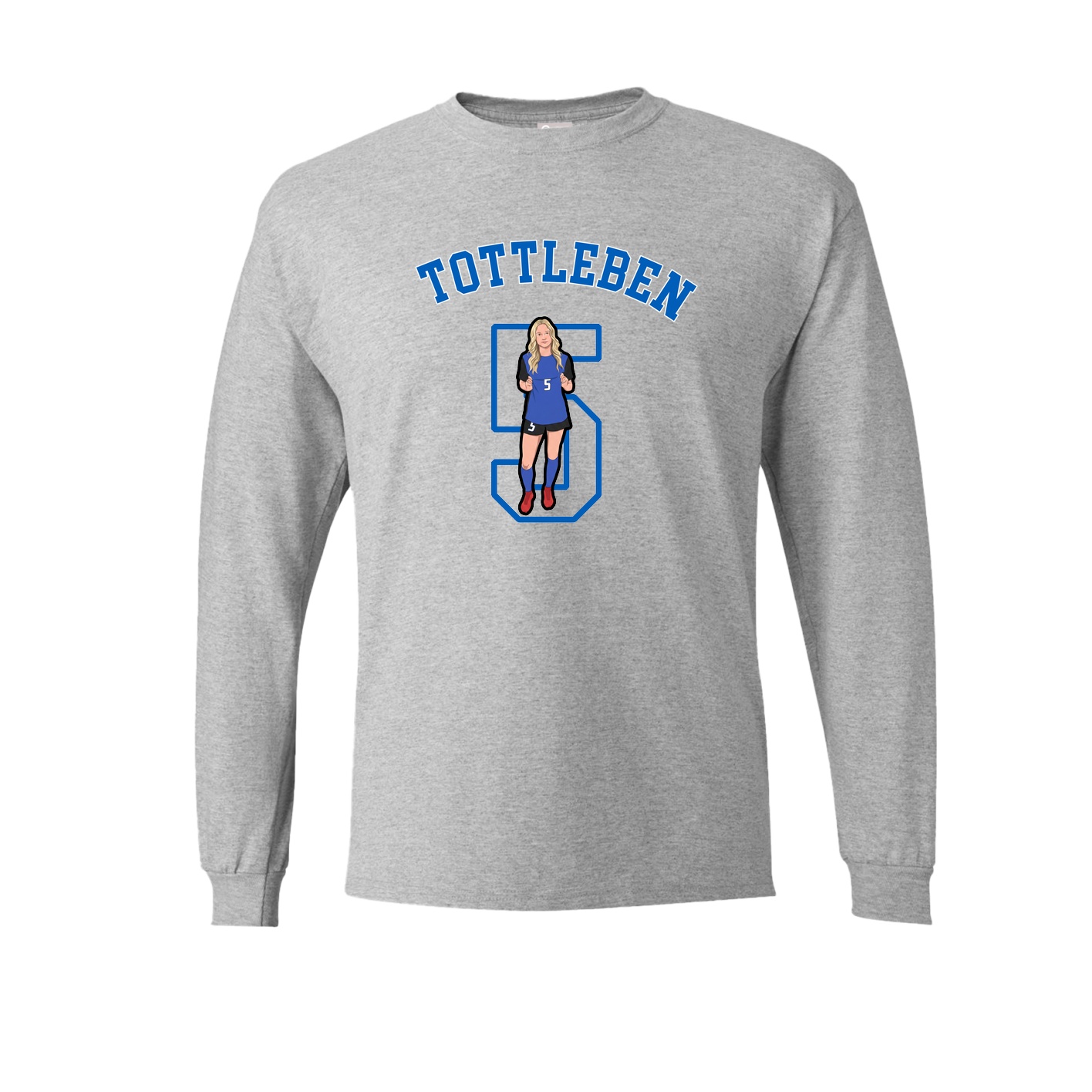 Long Sleeve Tee — Shirsey Arch in Grey