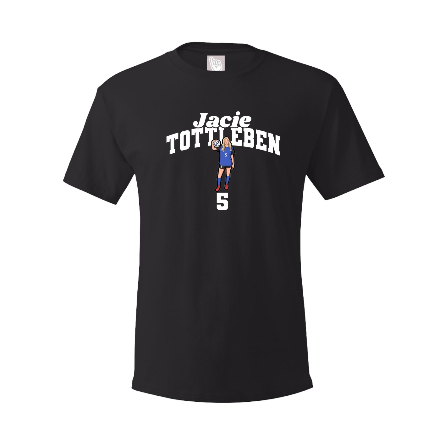 Youth Tee — Signature Arch in Black
