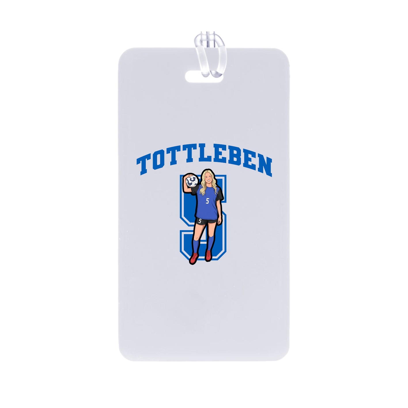 Bag Tag — Number in Classic