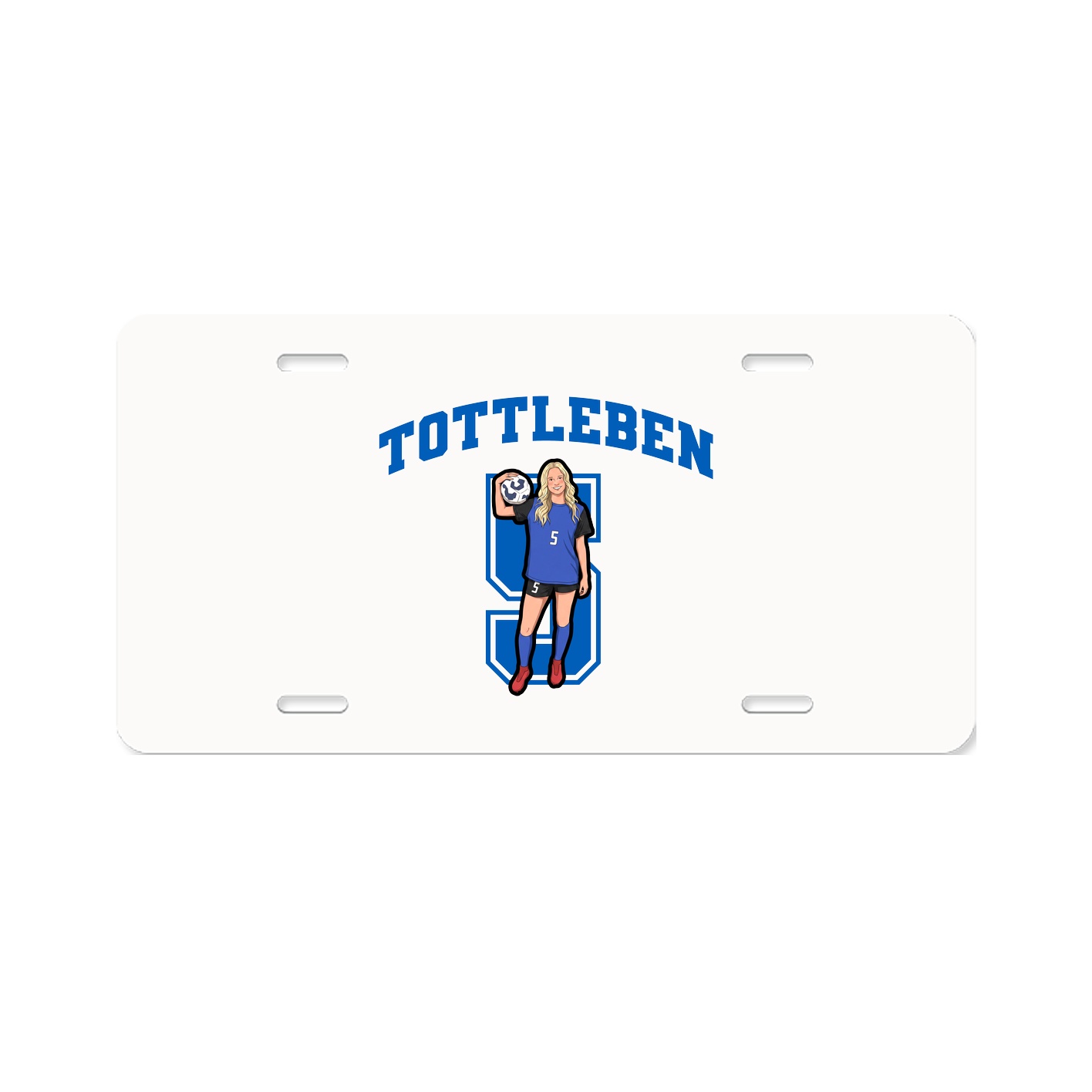 License Plate — Number in Classic