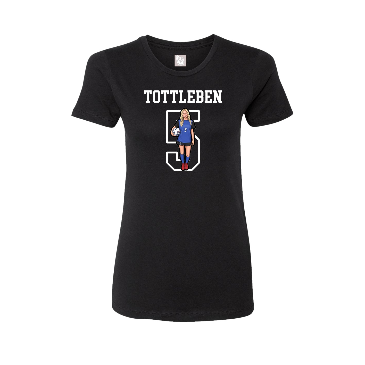 Fitted Women's Tee — Shirsey in Black