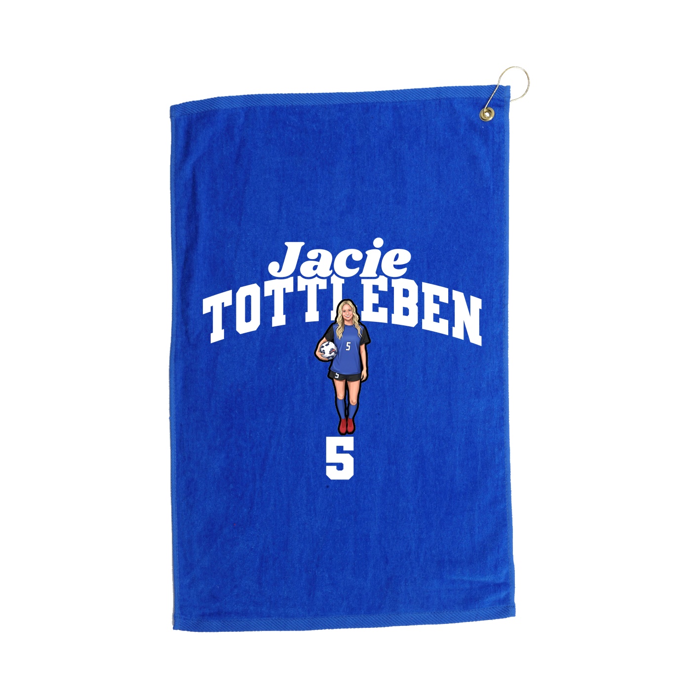 Golf Towel — Signature Arch in Royal