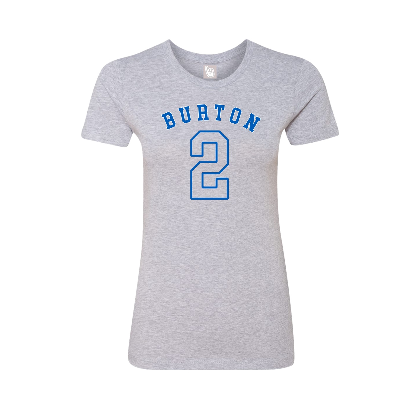 Fitted Women's Tee — Shirsey Arch in Grey