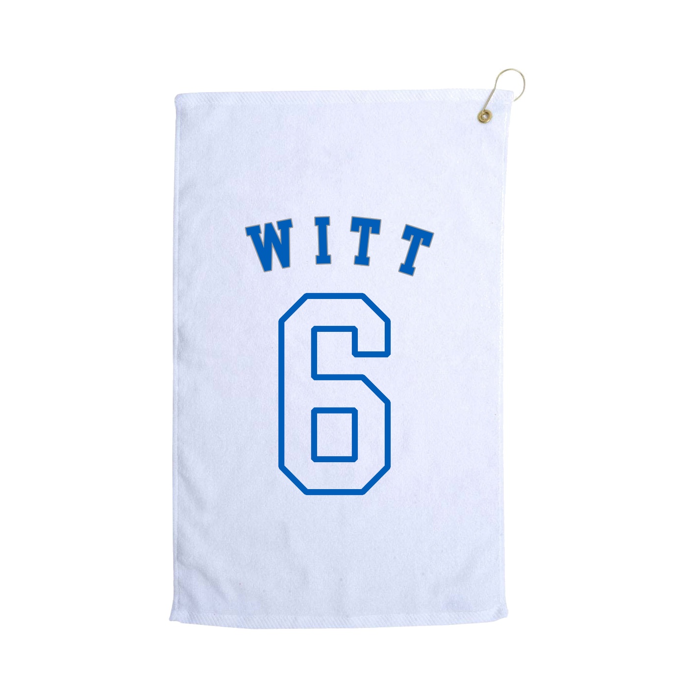 Golf Towel — Shirsey Arch in White