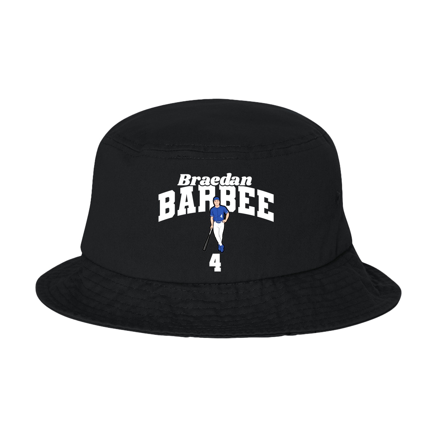 Bucket Cap — Signature Arch in Black