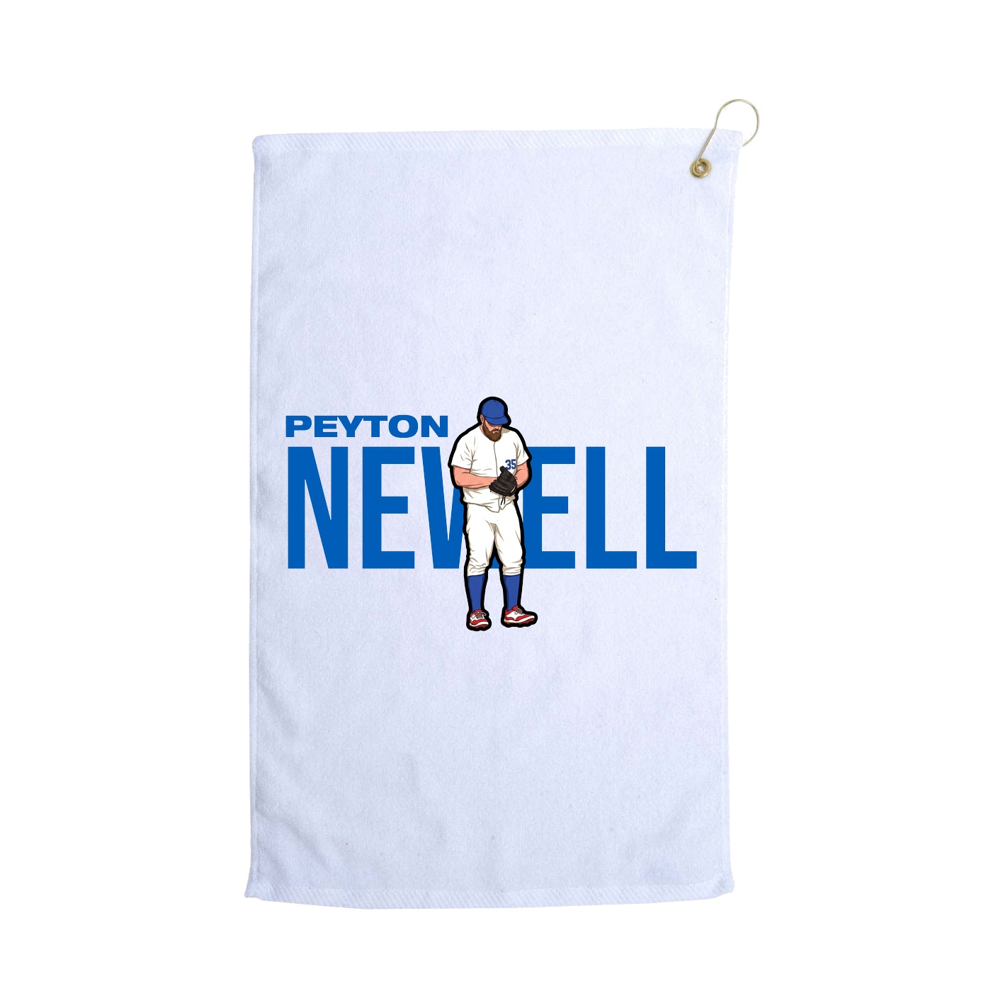Golf Towel — Player Name in White