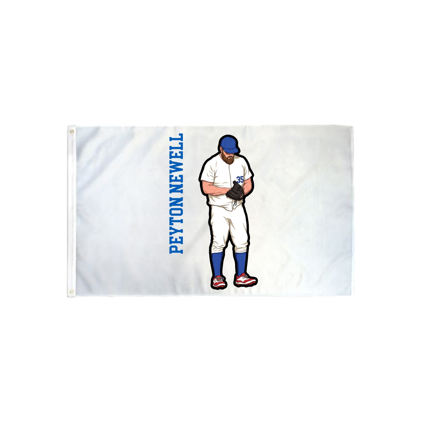 3x5 Flag — Name Vertical in Classic