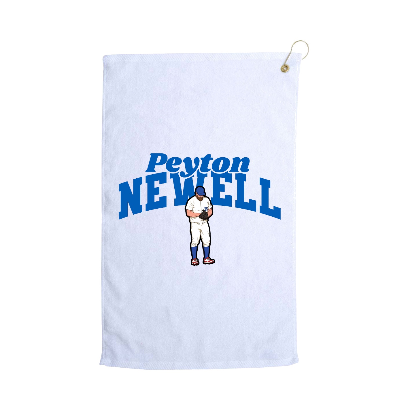 Golf Towel — Signature Arch in White