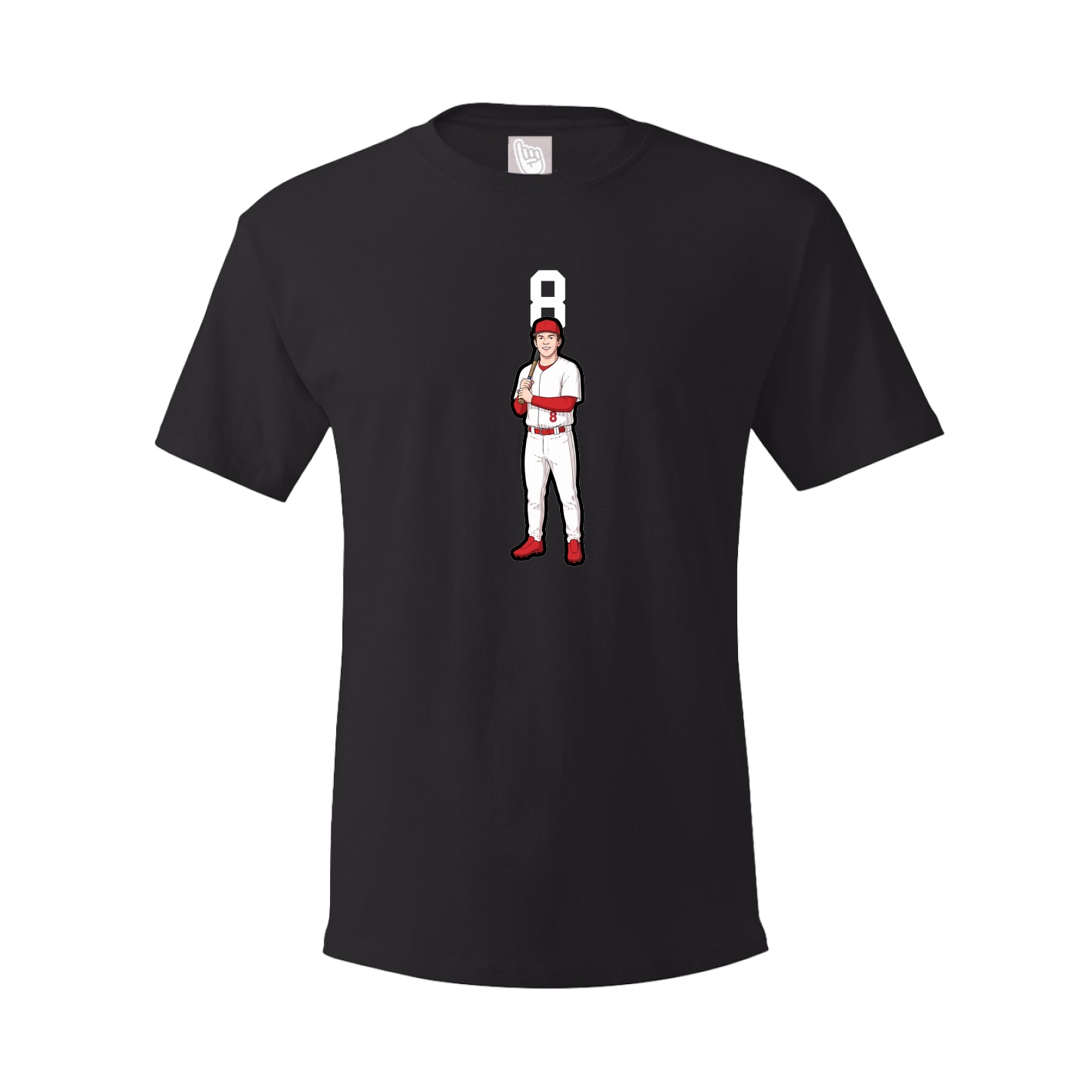Tee — Number Top in Black