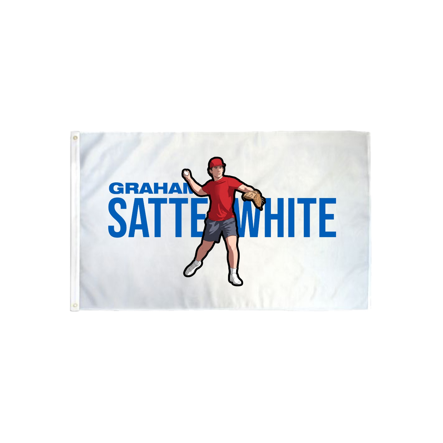 3x5 Flag — Player Name in Classic