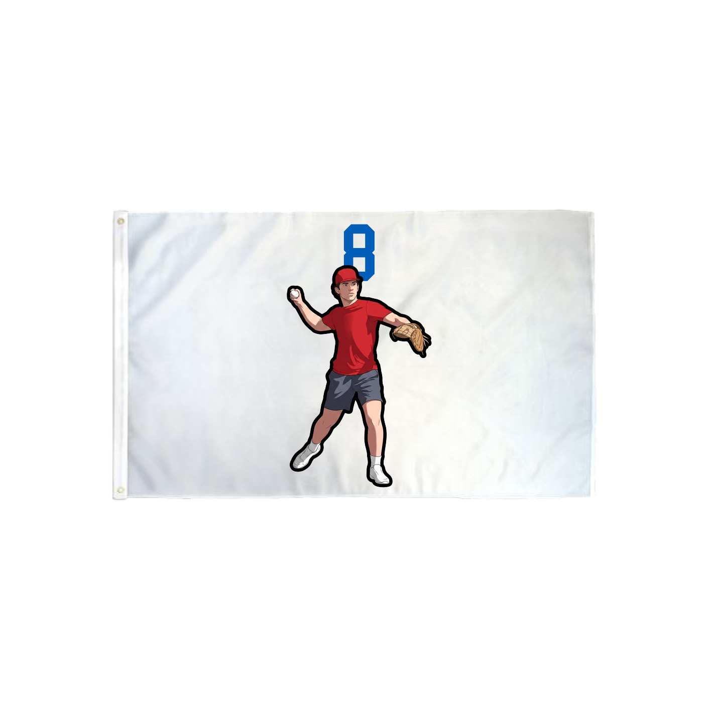 3x5 Flag — Number Top in Classic