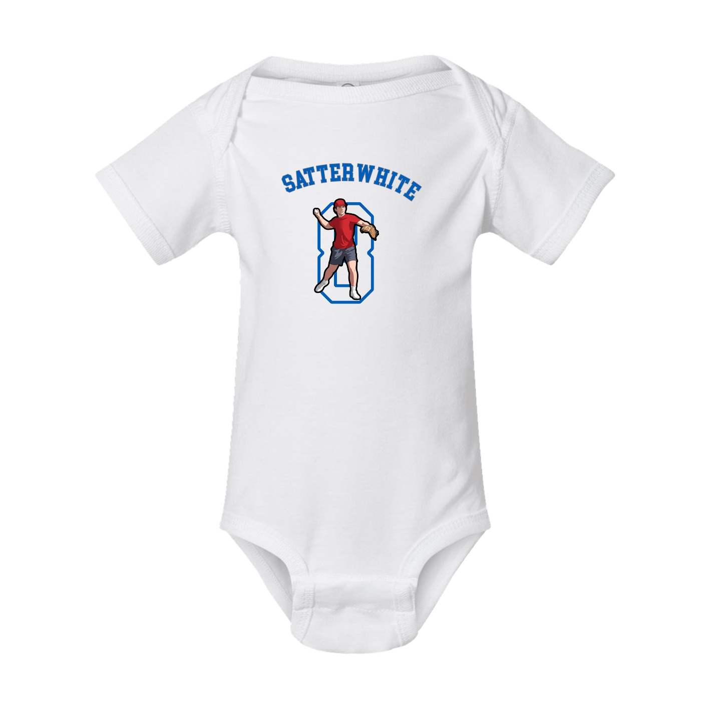 Baby Onesie — Shirsey Arch in White