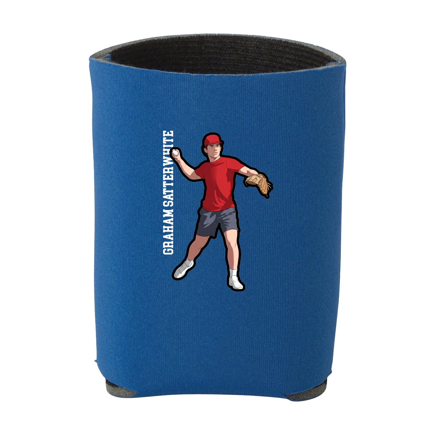 Can Holder — Name Vertical in Royal