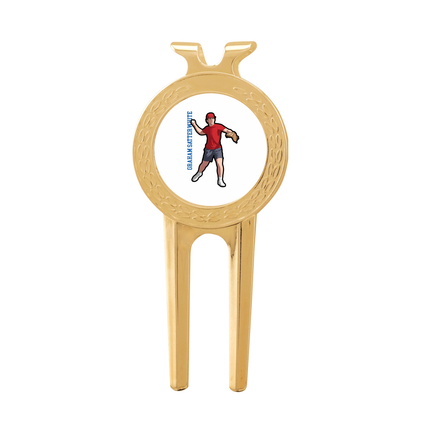Divot Tool with Ball Marker — Name Vertical in Classic