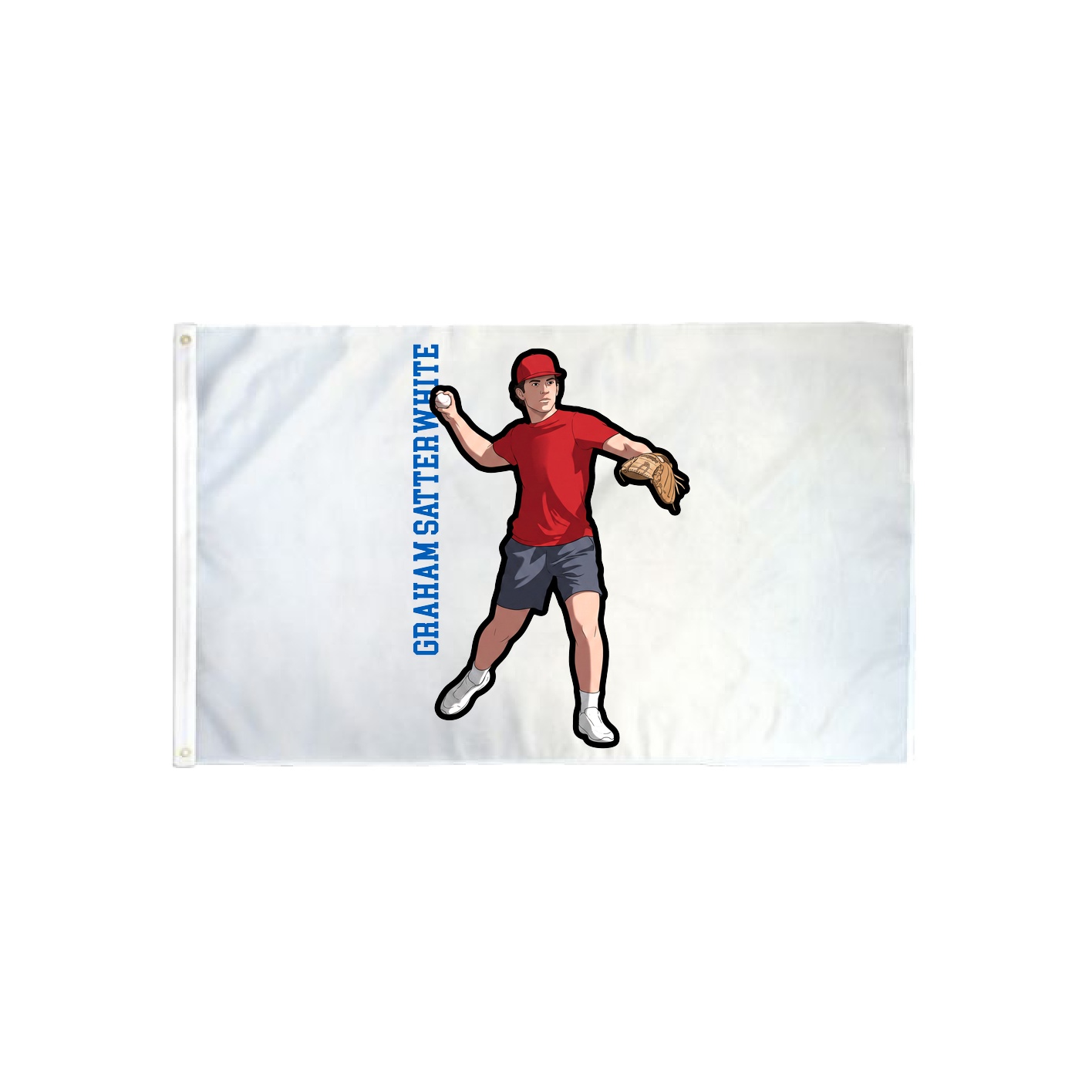 3x5 Flag — Name Vertical in Classic