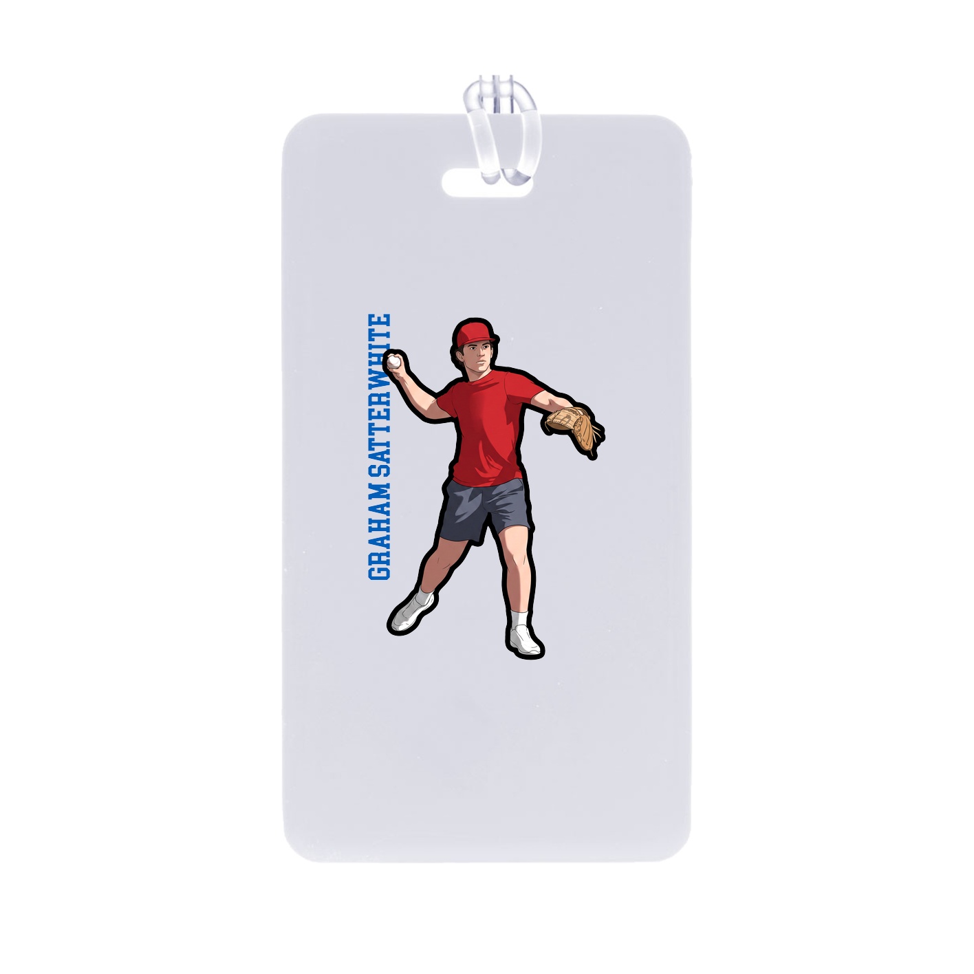Bag Tag — Name Vertical in Classic