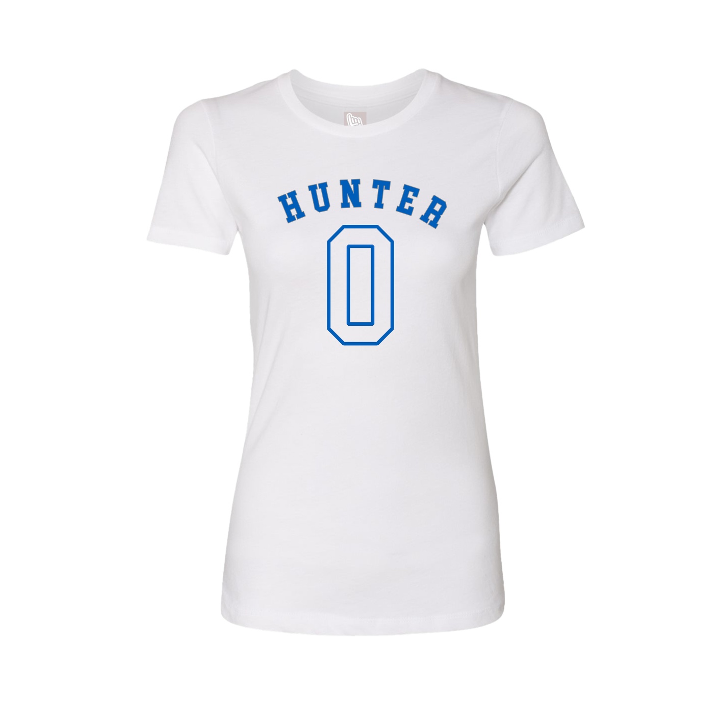 Fitted Women's Tee — Shirsey Arch in White