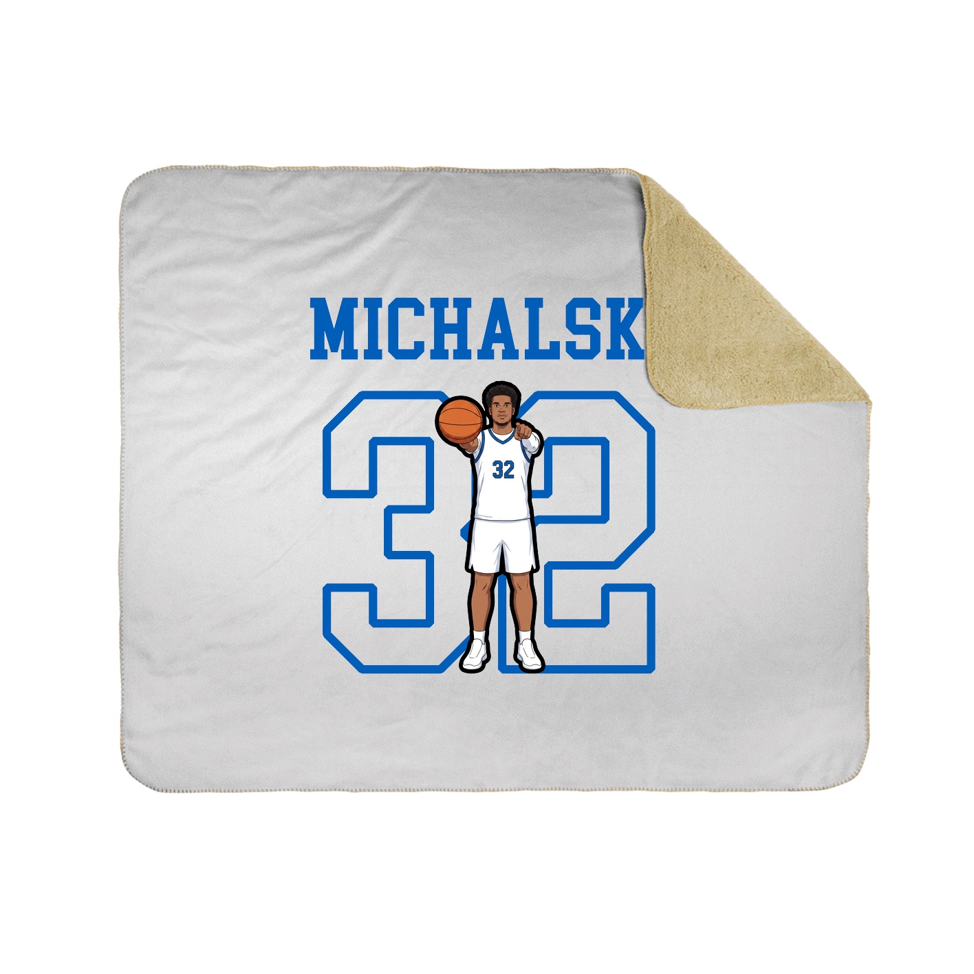 Throw Blanket — Shirsey in White