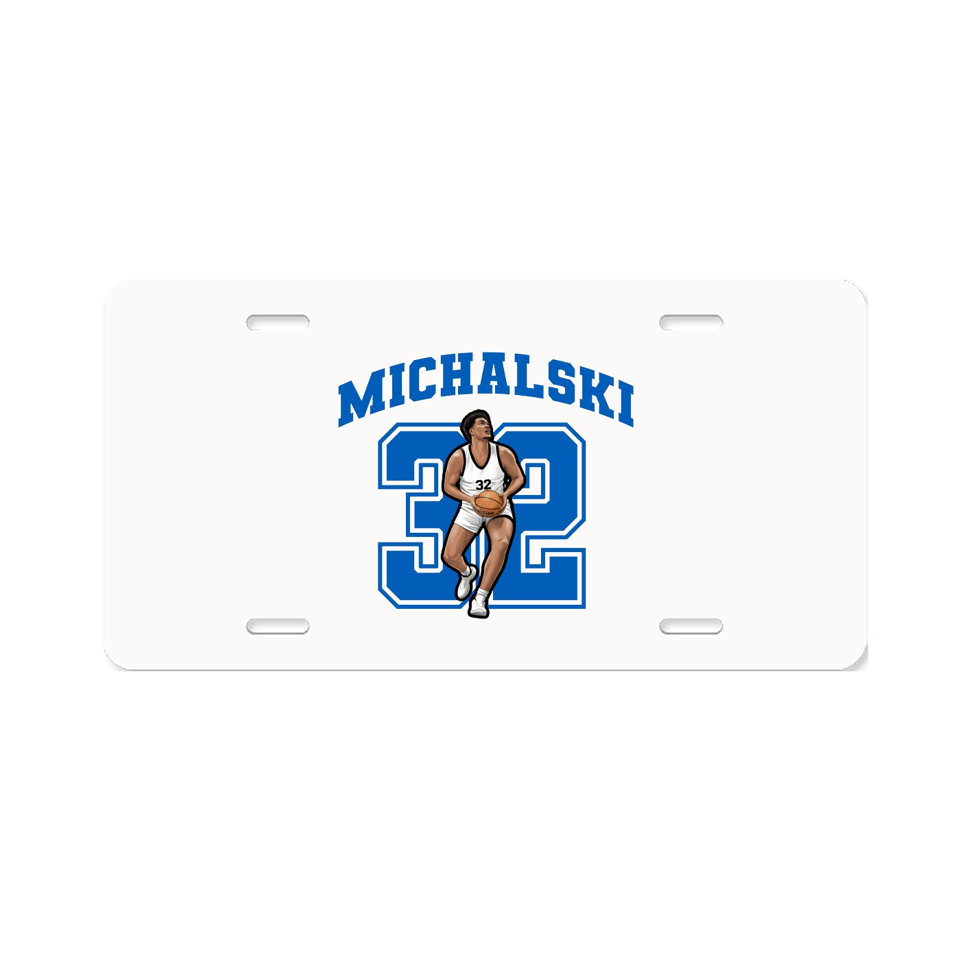 License Plate — Number in Classic