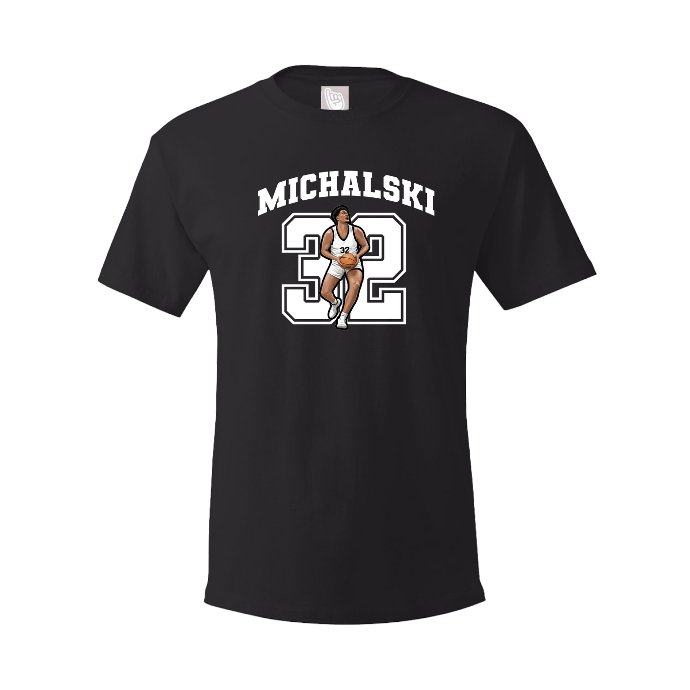 Youth Tee — Number in Black