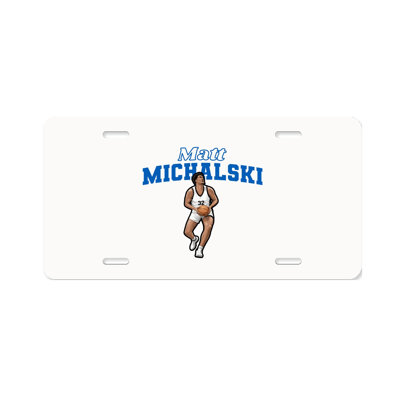 License Plate — Name Arch in Classic