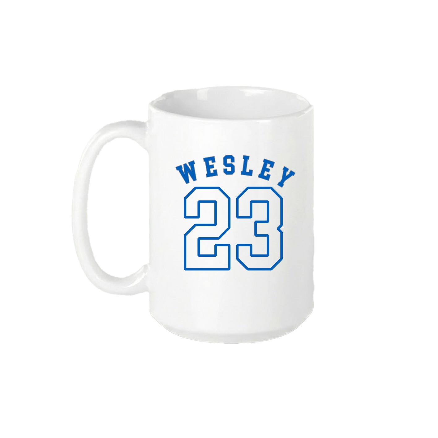 15oz Coffee Mug — Shirsey Arch in White