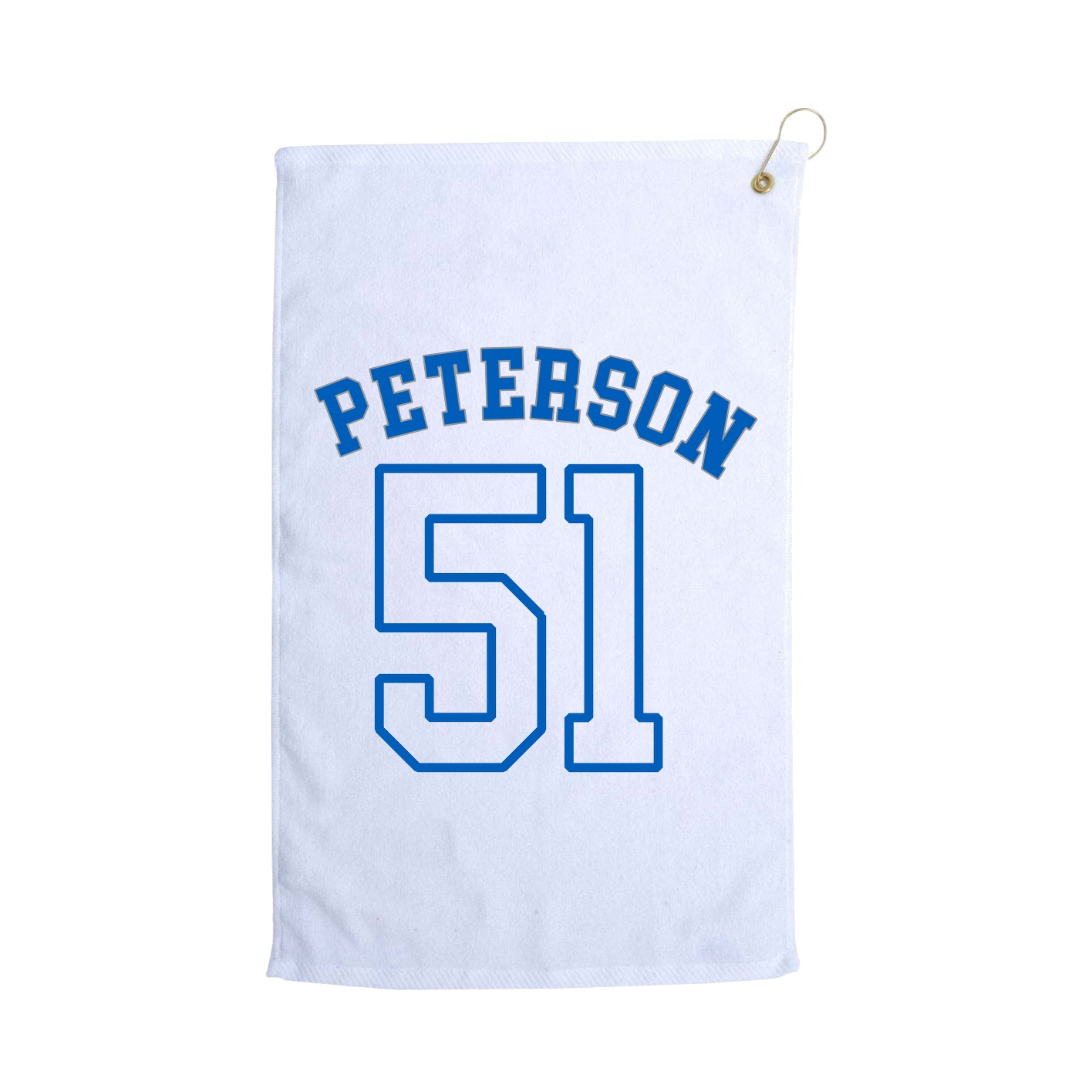 Golf Towel — Shirsey Arch in White