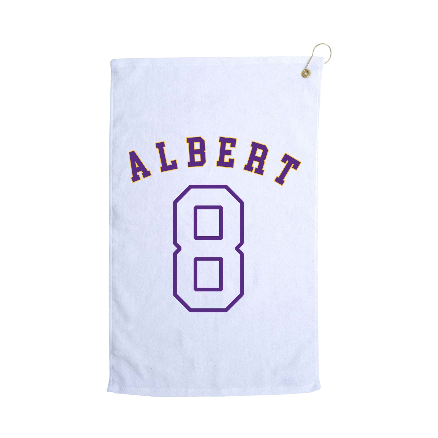 Golf Towel — Shirsey Arch in White