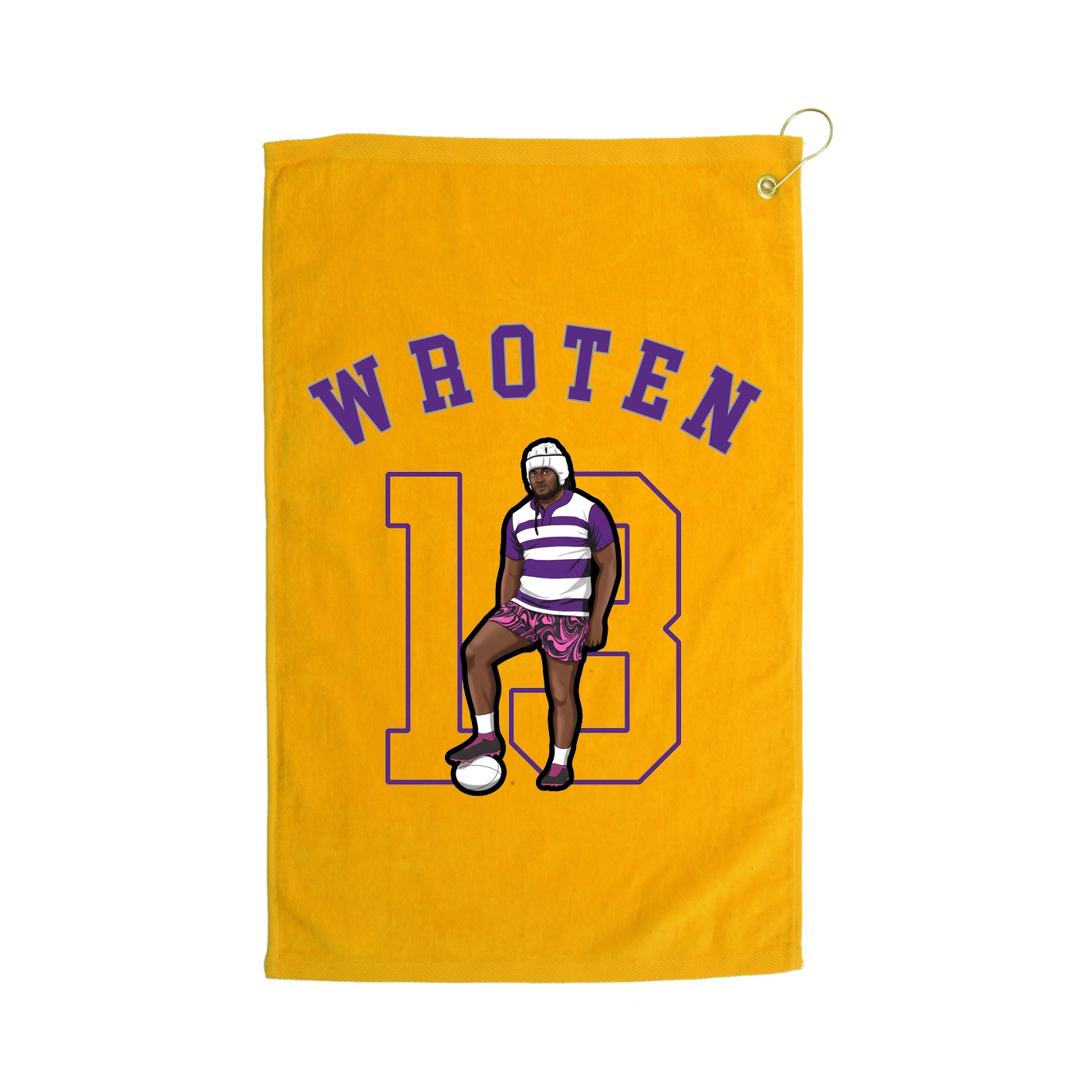 Golf Towel — Shirsey Arch in Gold